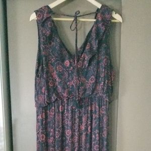Loft floral maxi dress